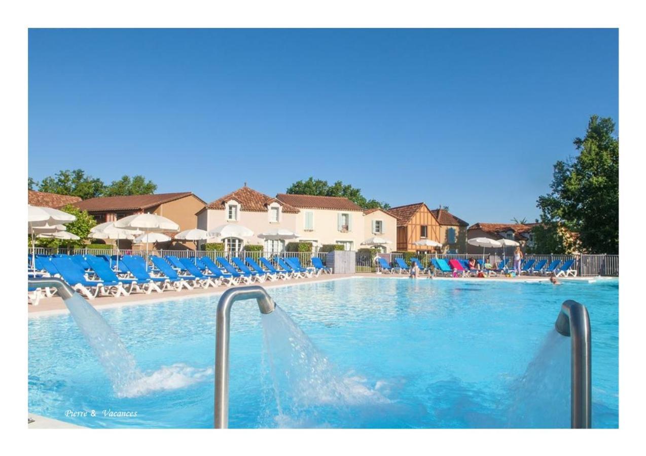 Charmant Appartement Avec Piscine. Monflanquin Eksteriør bilde